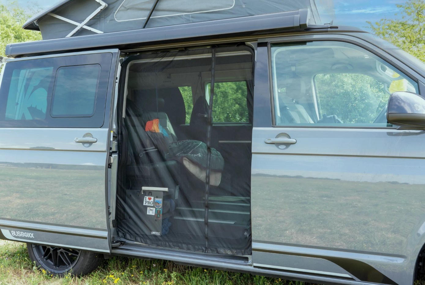 BUSBOXX Sliding door mosquito net VW T5/T6/T6.1