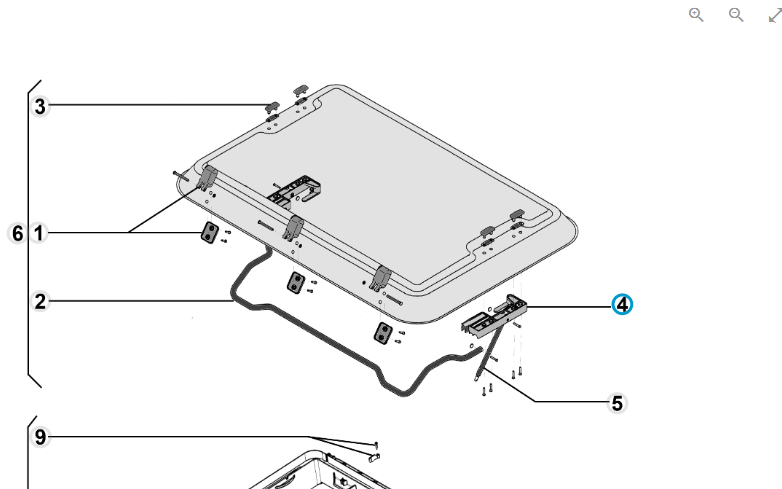 Gas Spring DOMETIC para Heki 2