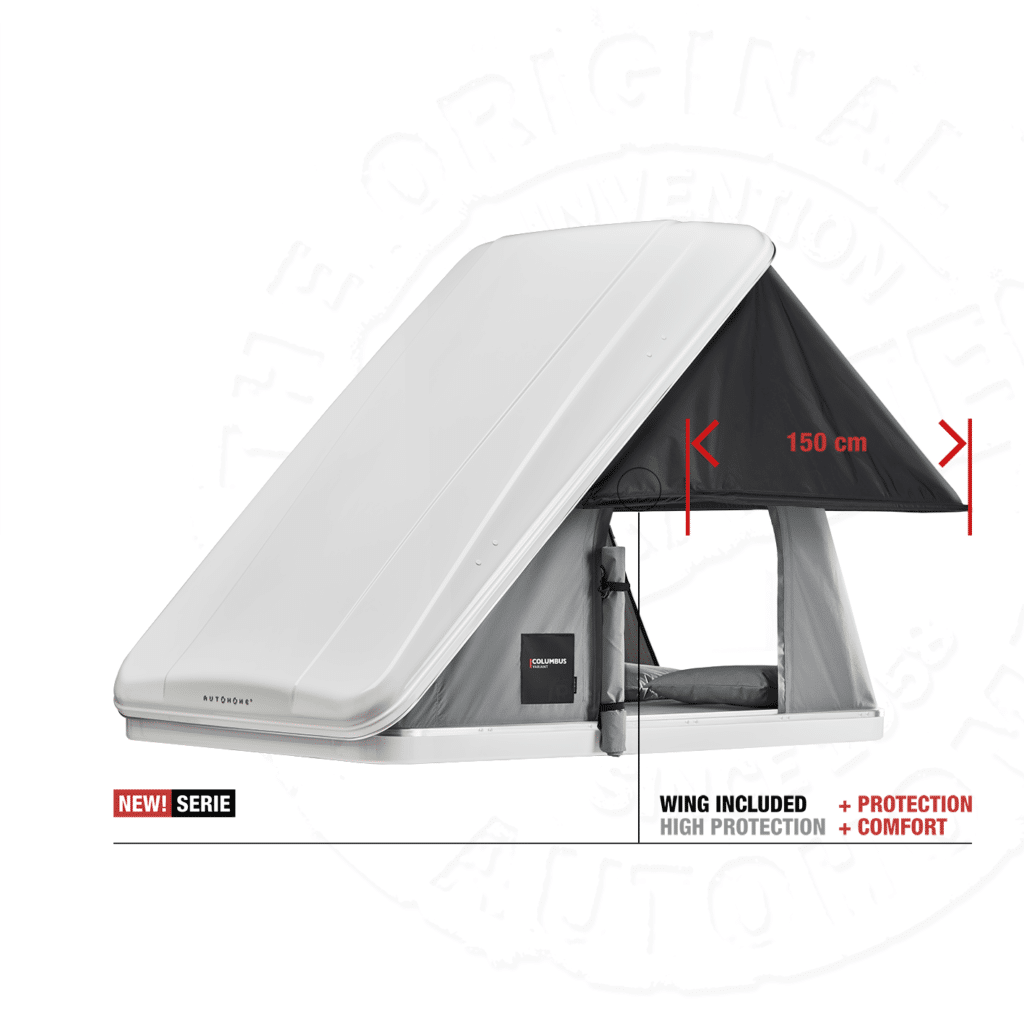 Dachzelt Autohome COLUMBUS Variant Small Gray X-Long