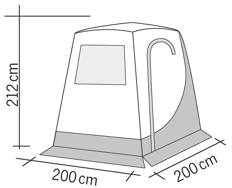 Tailgate tent for Mercedes Vito, V-Class and Marco Polo from 2015