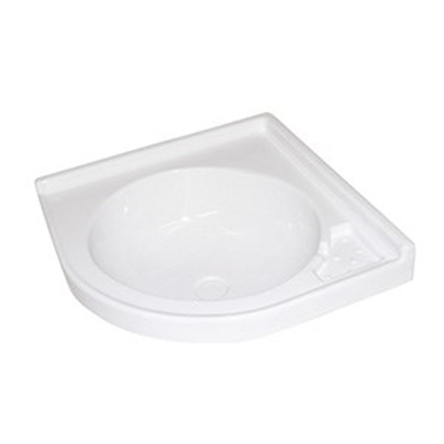 White corner sink 42x42x18cm