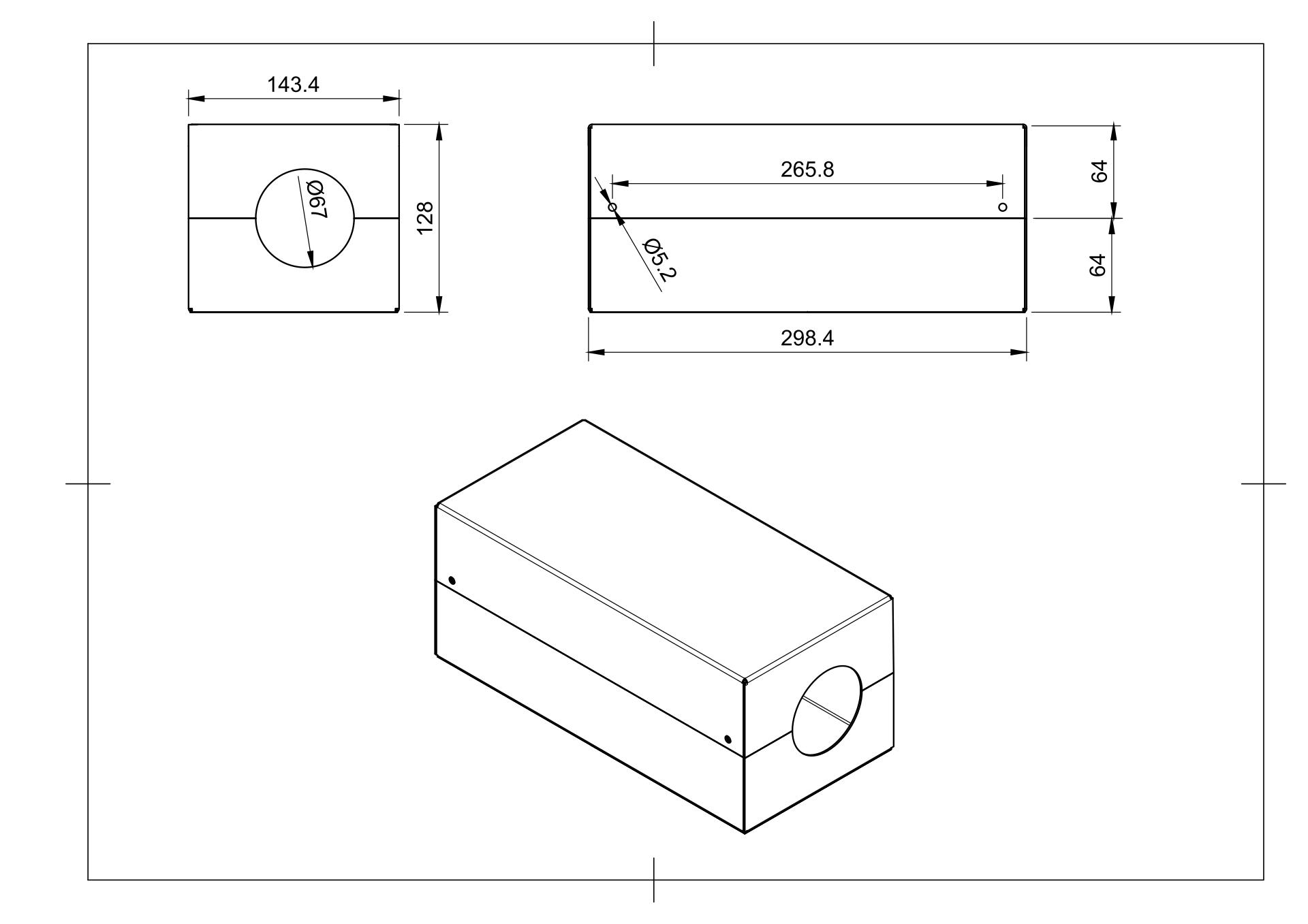 Stainless steel protection box for Autoterm Air 2D