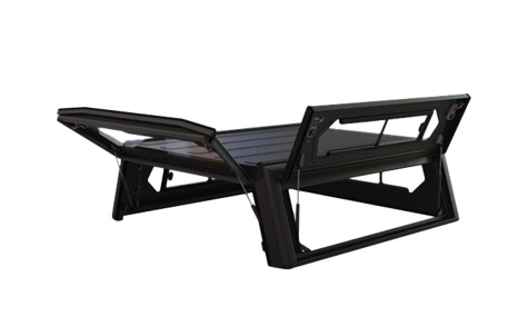 Hardtop ALU-CAB "Contour Next Generation" para Toyota Hilux Revo extra cabina a partir de 2016 - aluminio negro sin ventanas laterales