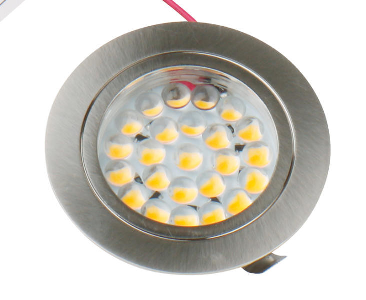 CARBEST Edelstahl-LED-Spot - 24 LEDs