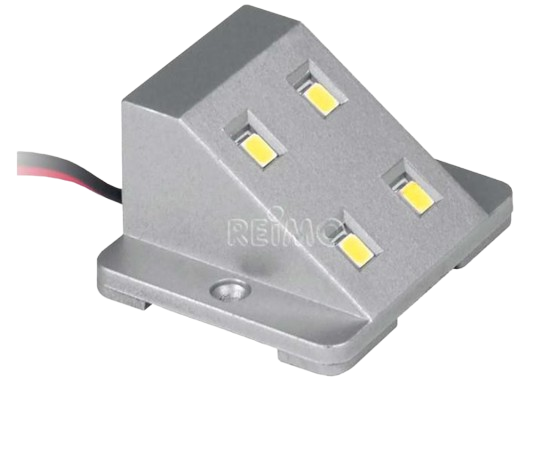 LED Schrankleuchte 12V/0,8W silber mit Magnetschalter