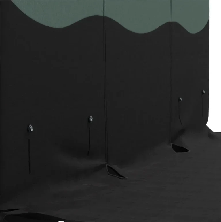 Funda bancada triple posterior GLASSY Army
