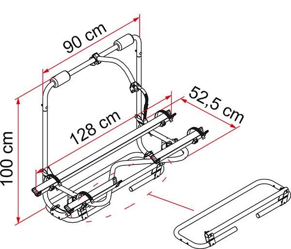 Fahrradträger Wohnwagen FIAMMA XL A PRO