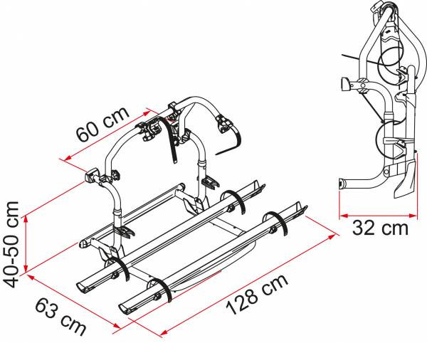 Portabicicletes Autocaravana FIAMMA Carry-Bike PRO C