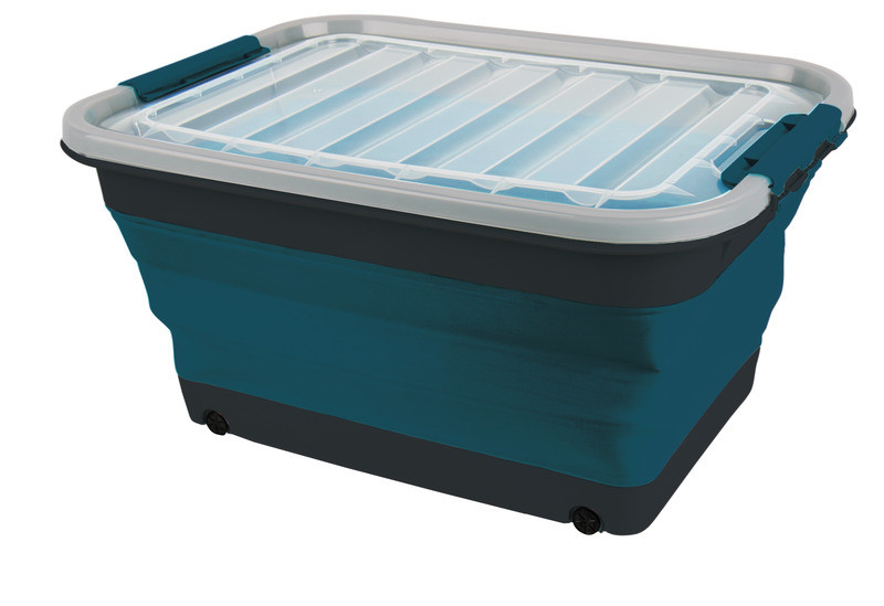 Caja CAMP4 plegable con ruedas 45L