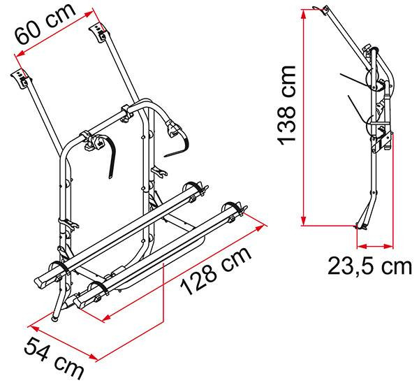 Portabicicletas Portón FIAMMA Carry-Bike VW T4