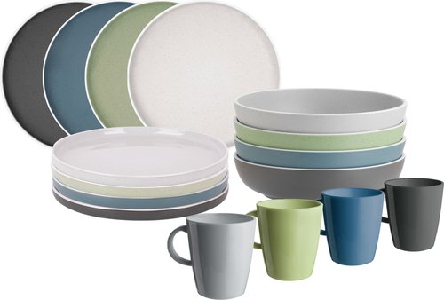 Dolomite melamine dinnerware set