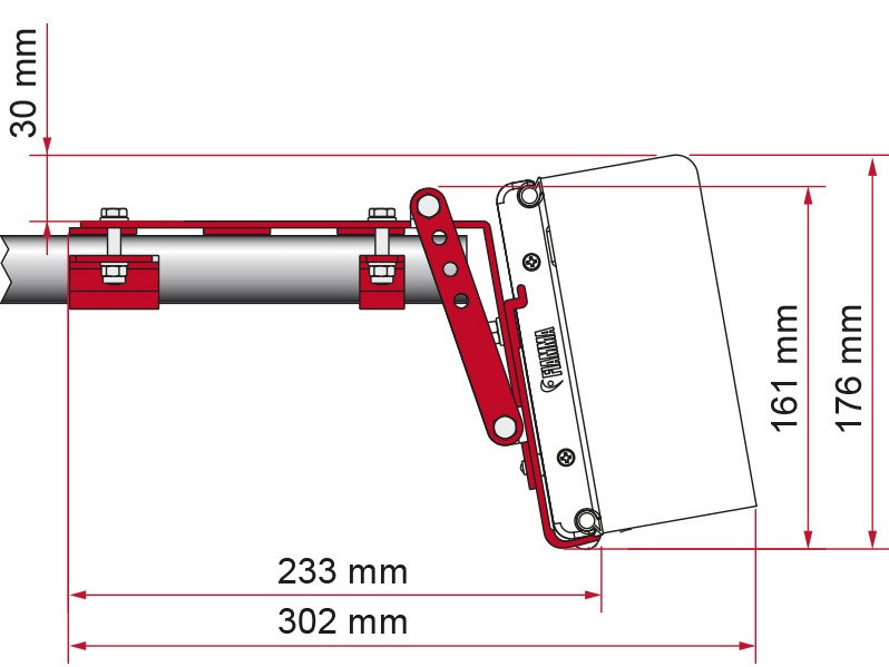 Adaptateur FIAMMA F45 barres de toit