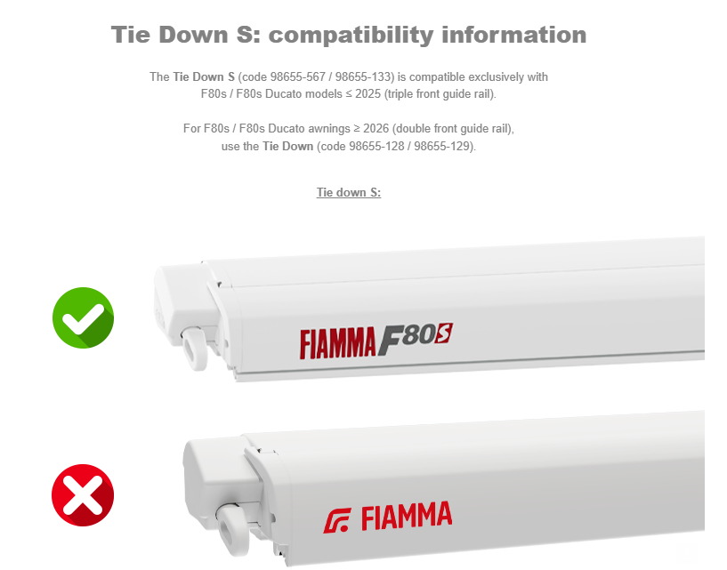 FIAMMA Tiedown S Negre