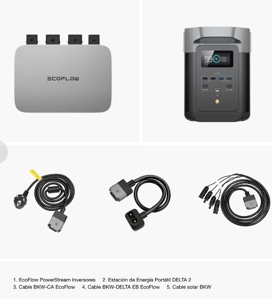 Kit balcon ECOFLOW stockage 1kWh