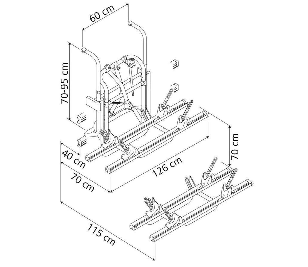 Portabicicletes Autocaravana THULE Lift V16 manual