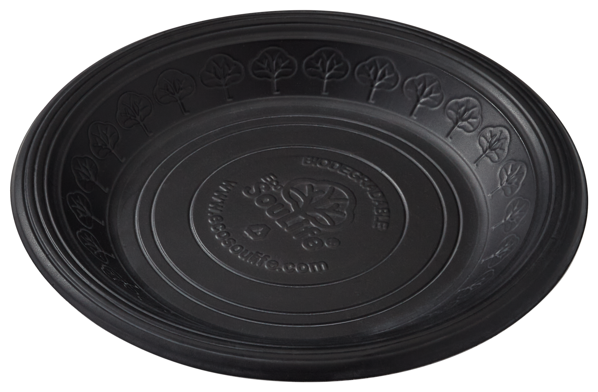 Set of 20 biodegradable single use big plates 23cm