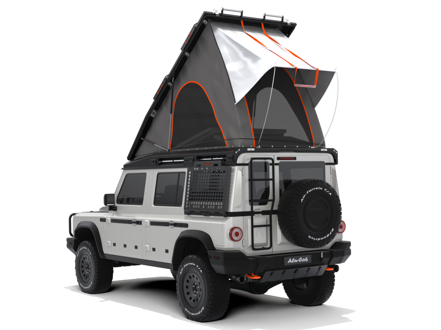 Sostre elevable ALU-CAB Silenus negre per a Ineos Grenadier
