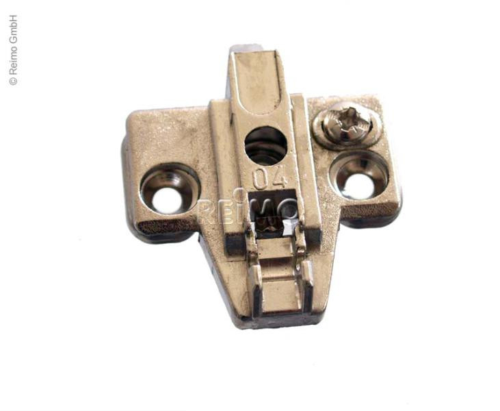 Concealed hinge mounting plate