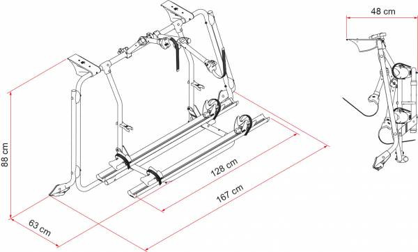 Bike Rack FIAMMA Carry-Bike VW T5 Pro