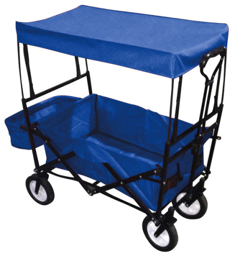Chariot buggy avec parasol - Bleu CAMP4