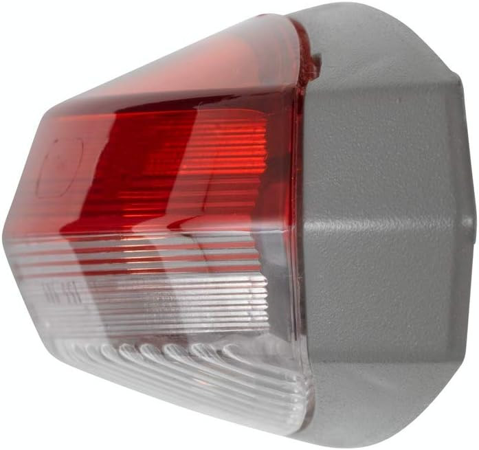 Red/white clearance light, grey base for left side