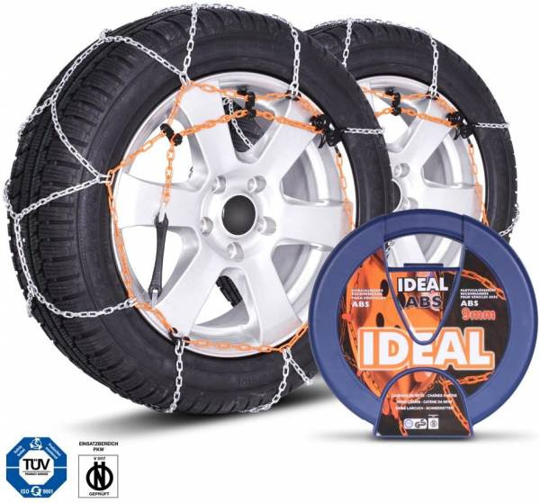 Snow chains Ideal ABS 9mm Turismo