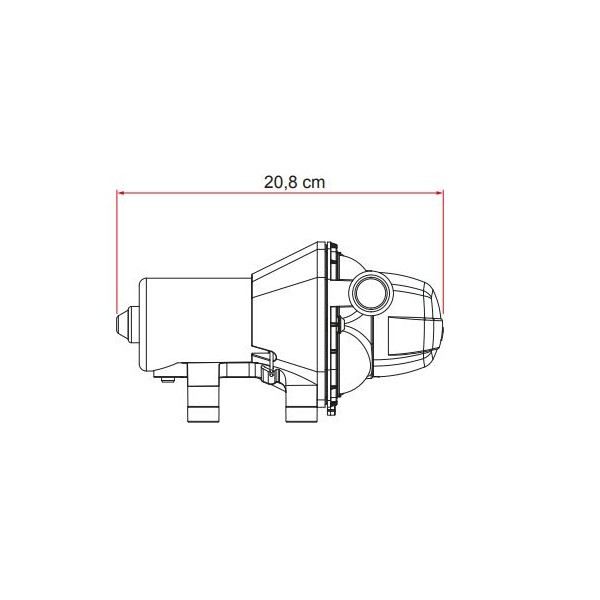 Bomba autoaspirante FIAMMA AquaF 13L/min 1,5 bar