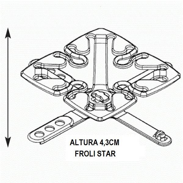 FROLI STAR and TRAVEL bed base