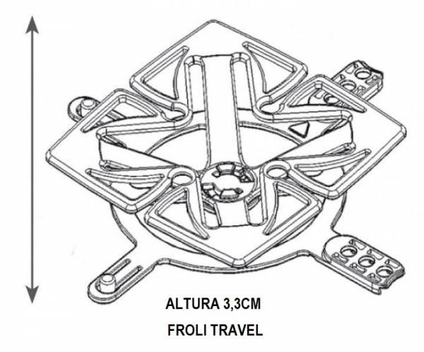 FROLI STAR and TRAVEL bed base