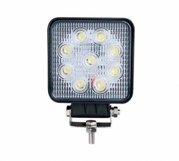 Luz de trabajo cuadrada de 9 LED 10V-30V 2025lm