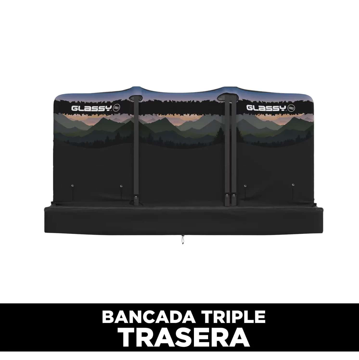 Funda bancada triple trasera GLASSY Mountains