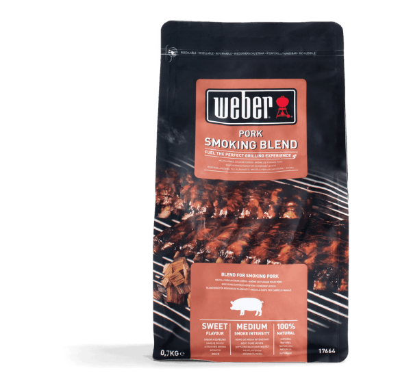 Estelles de fusta per fumar carn de porc WEBER