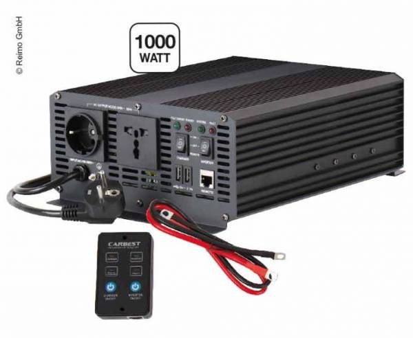 CARBEST Sinus Power Inverter mit Netzvorrangschaltung, Wechselrichter