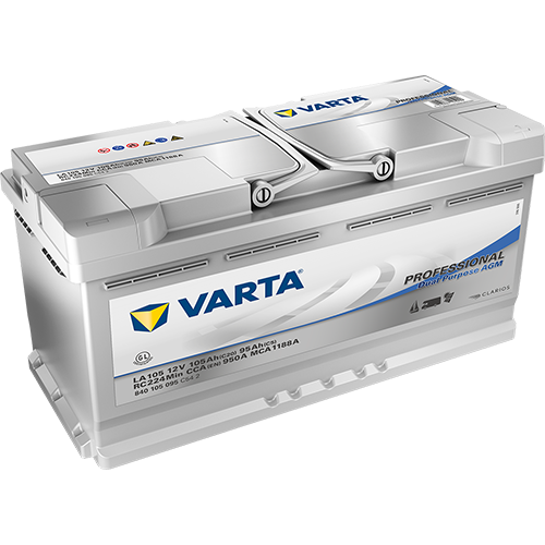 Bateria AGM 105Ah Varta Dual Purpose