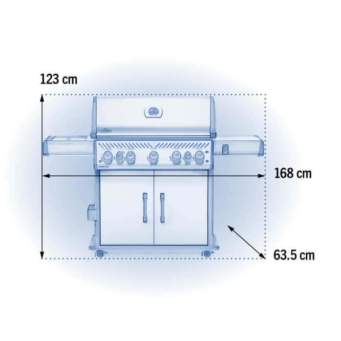 Barbecue NAPOLEON ROGUE® SE 625 RSIB