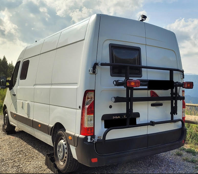 Bike Rack EuroCarry Renault Master from 2010 onwards, 2 bikes