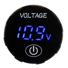 Voltmeter 5-48V with threaded end