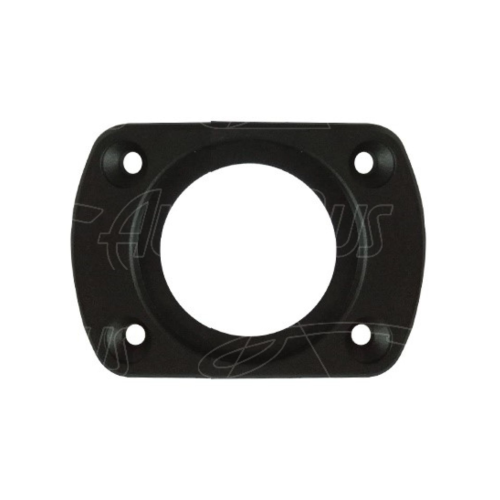 Individual frame for round recessed sockets