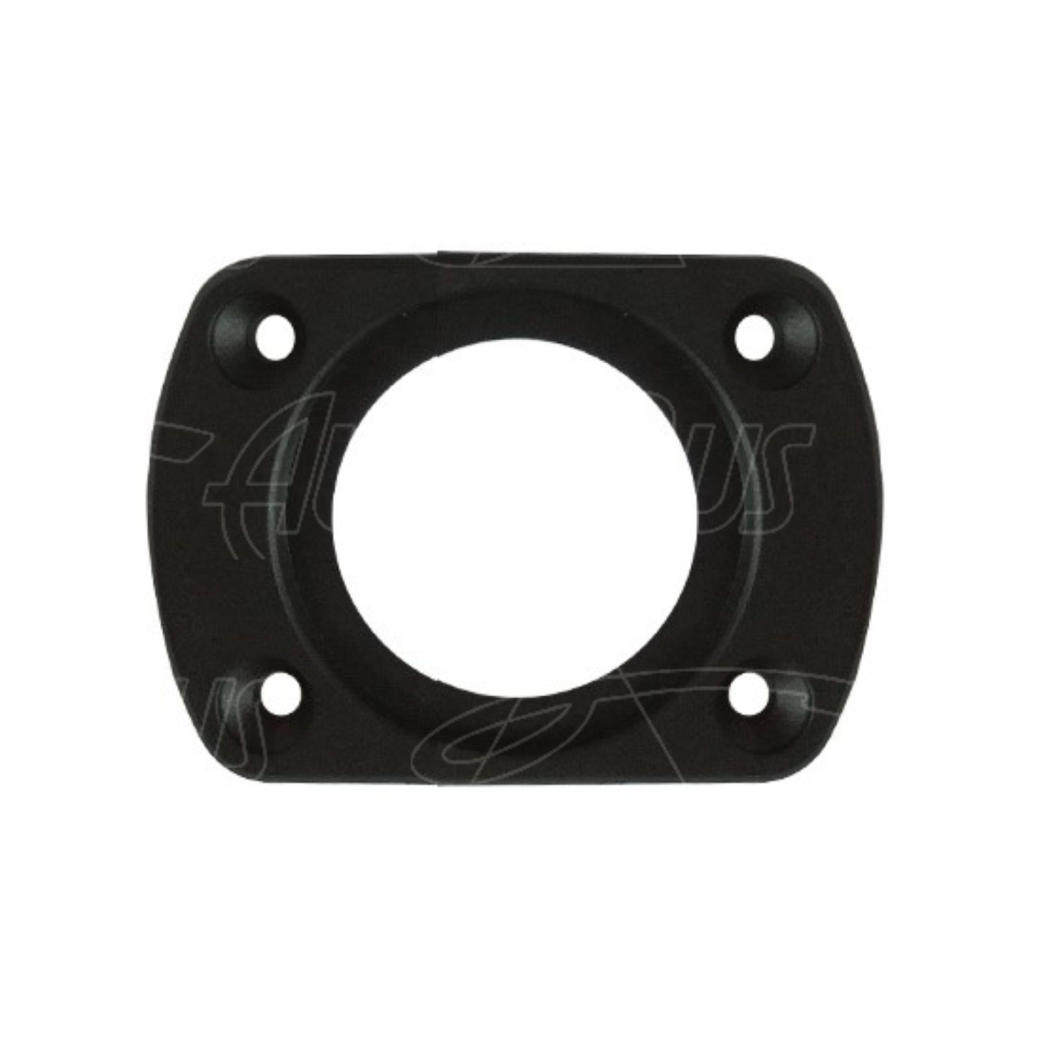 Individual frame for round recessed sockets