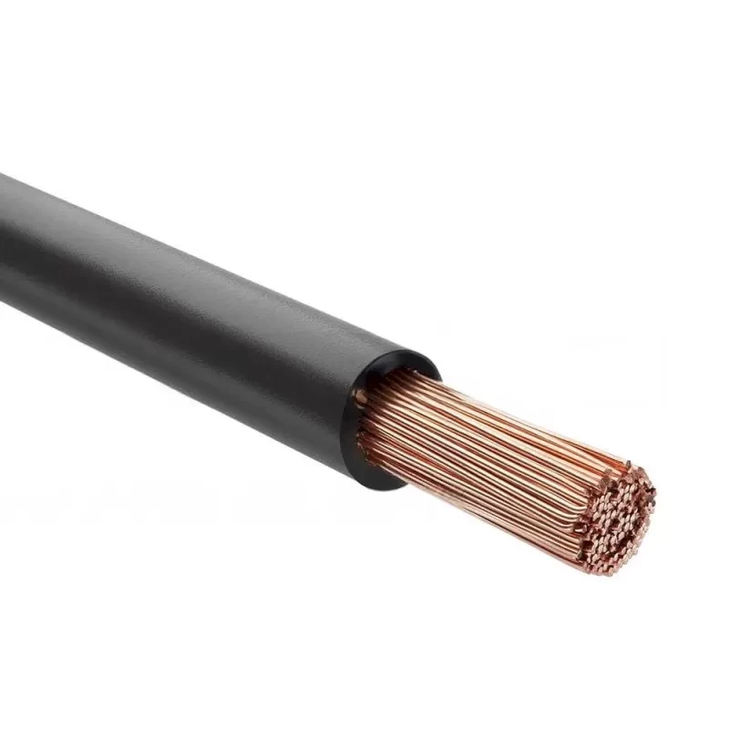 Câble électrique noir de 2,5mm à 16mm (choisir la section)