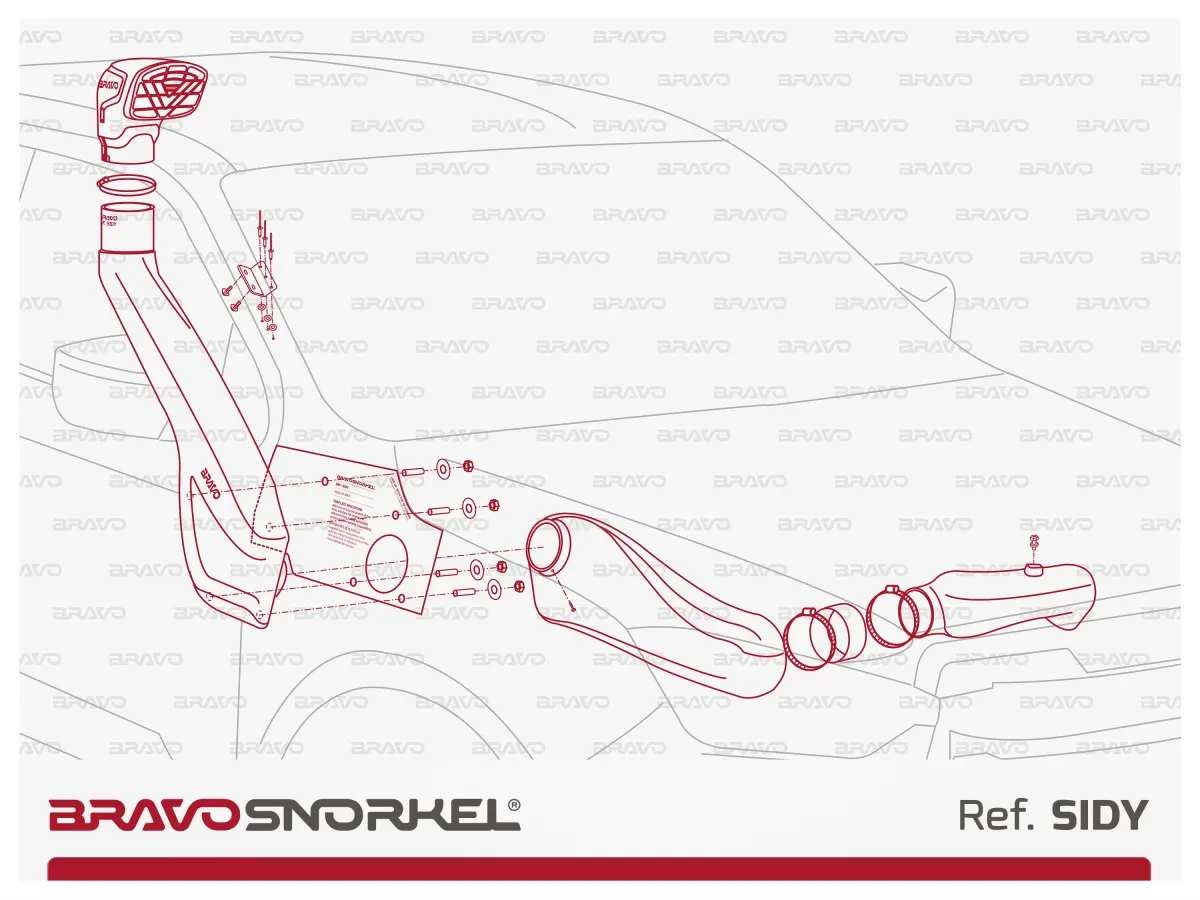 Snorkel Bravo ISUZU D-MAX (2020 - )