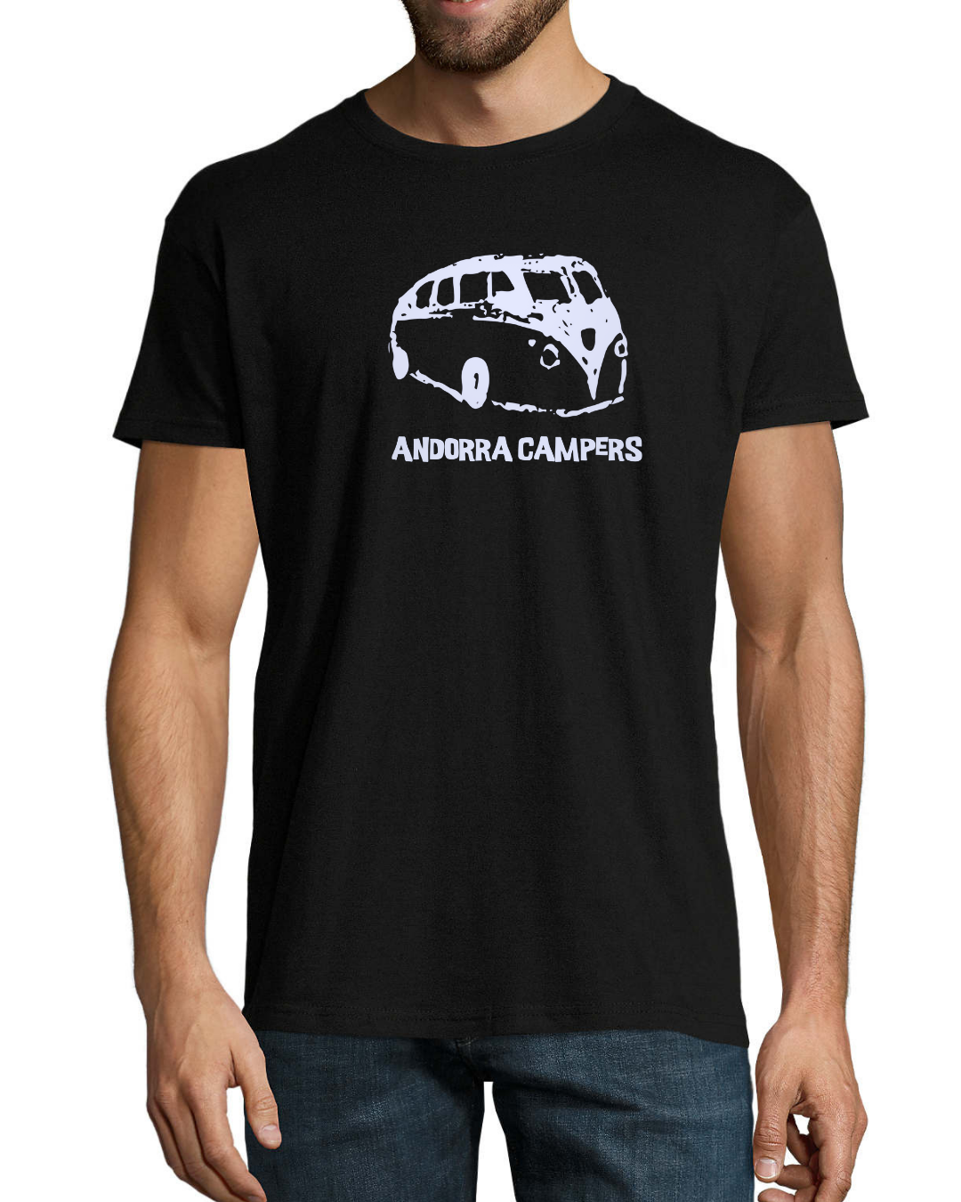 Samarreta Andorra Campers, Negre