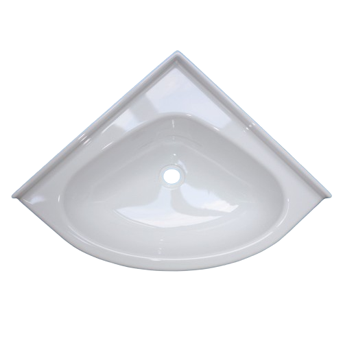 COMET white corner sink