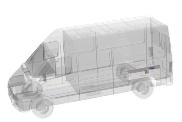 112L large volume tank for left wheel arch