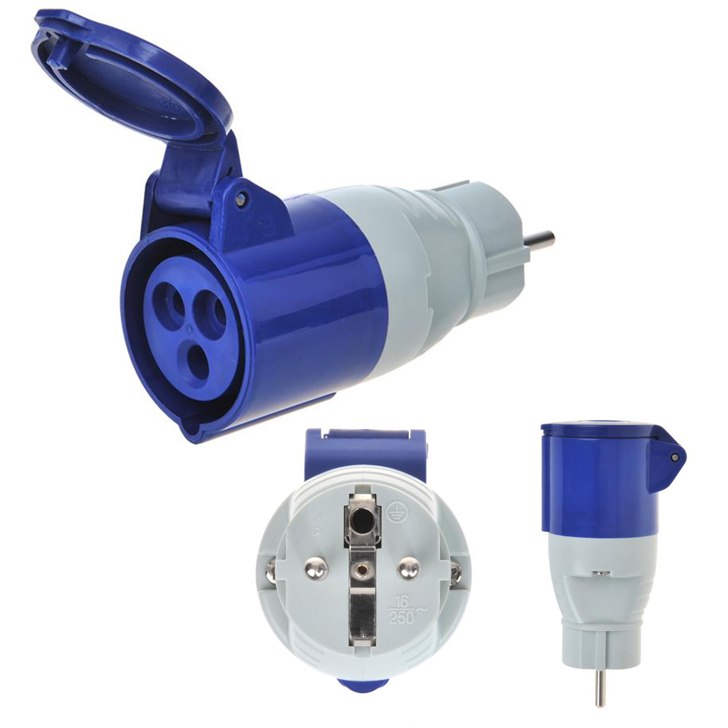 Adaptador de CEE a Schuko