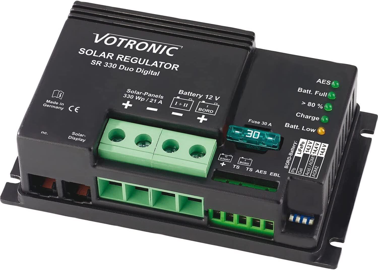 VOTRONIC SR Duo Digital Solar Regulator (SEVERAL OPTIONS)