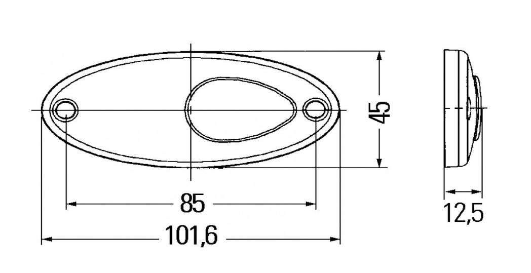 HELLA LED-Seitenmarkierungsleuchte
