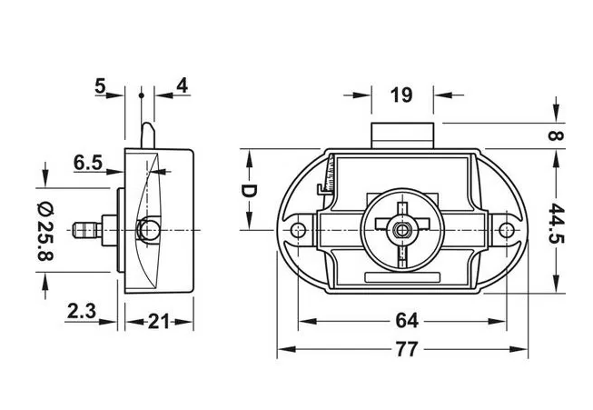 Fermeture Push Lock (Plusieurs couleurs)