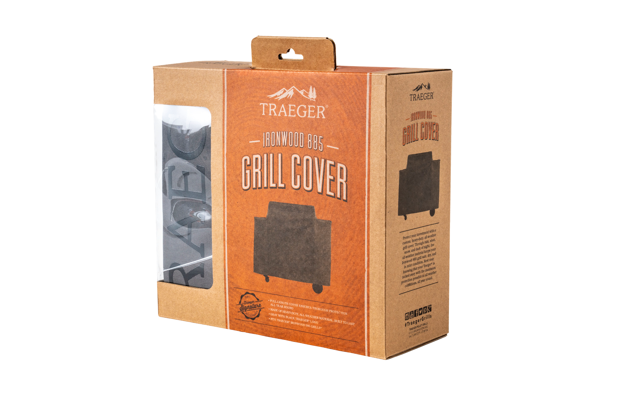 TRAEGER cover for IRONWOOD 885 barbecue