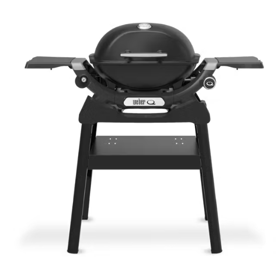 Gas BBQ Q1200N with side tables and compact stand
